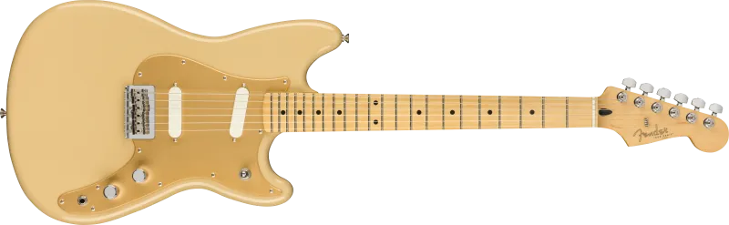 Fender Player Duo Sonic elektrická kytara, javorový hmatník, pouštní písek