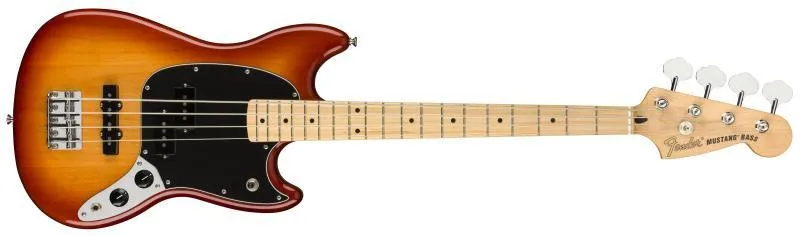 Fender basová kytara 4 struny, javorový hmatník, Sienna Sunburst