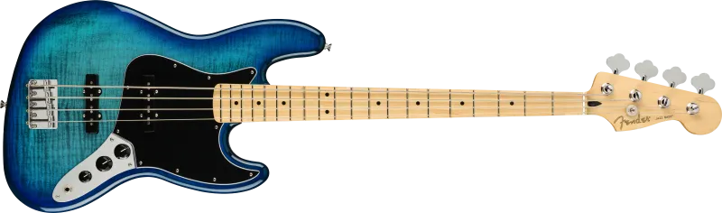 Fender elektrická basová kytara 4 struny, javorový hmatník, modrý burst