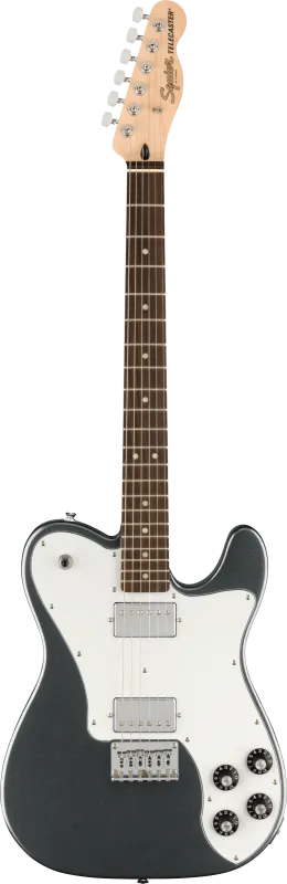 Squier Telecaster Deluxe Affinity Series, javorová hmatník, bílý pickguard, šedý mráz