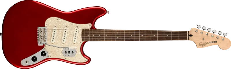 Squier Paranormal Cyclone, elektrická kytara, Candy Apple Red