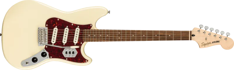 Squier Paranormal Cyclone, perleťově bílá, elektrická kytara