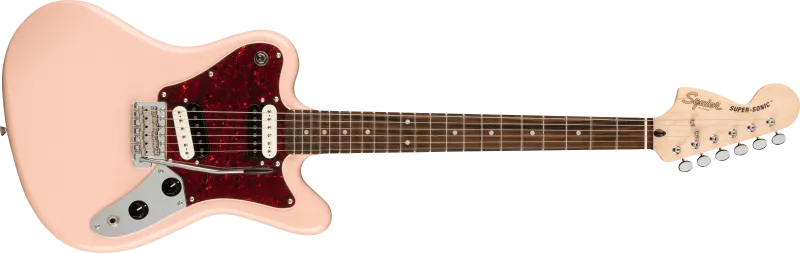 Squier Paranormal Super-Sonic, Shell Pink elektrická kytara