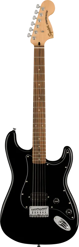 Squier Affinity Stratocaster H HT, javorová hmatník, černý pickguard, černá