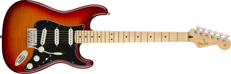 Fender elektrická kytara Player Stratocaster Plus Top MN Aged Cherry