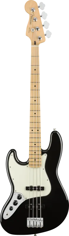 Fender Jazz Bass pro leváky, javorový hmatník, černá