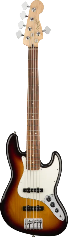 Fender Jazz Bass V, 5 strun, Pau Ferro hmatník, 3-barvný sunburst