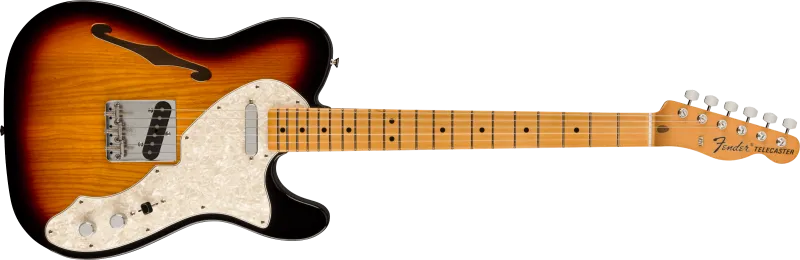 Fender Elektromos kytara Vintera II '60s Telecaster Thinline, 3-barvný sunburst