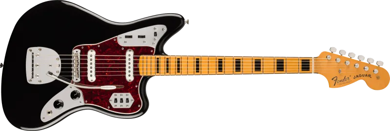 Fender Elektromos kytara Vintera® II '70s Jaguar®, černá