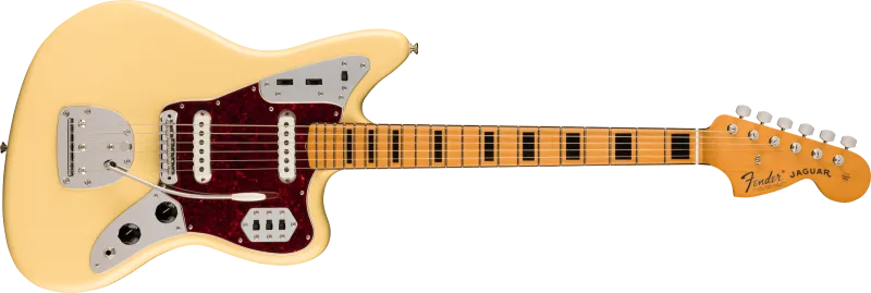 Fender Vintera® II '70s Jaguar®, Vintage White elektrická kytara