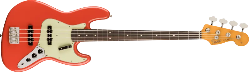 Fender elektrická basová kytara Vintera® II '60s Jazz Bass®, Fiesta Red