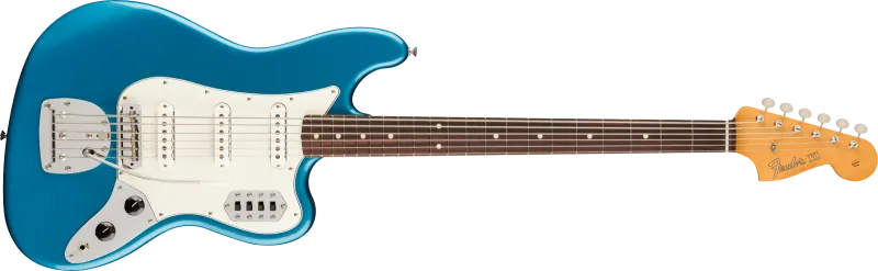 Fender elektrická basová kytara Vintera® II '60s Bass VI, Lake Placid Blue