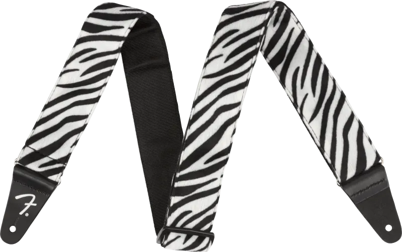 Fender popruh, divoký zvířecí vzor, Zebra, 2