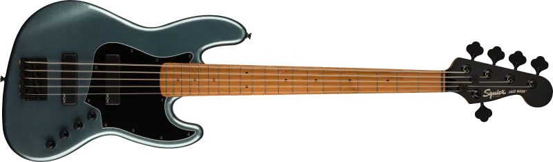 Squier Contemporary Active Jazz Bass HH V, 5strunná, Gunmetal Met