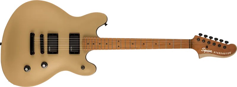 Squier Contemporary Active Starcaster, Shoreline Gold, elektrická kytara