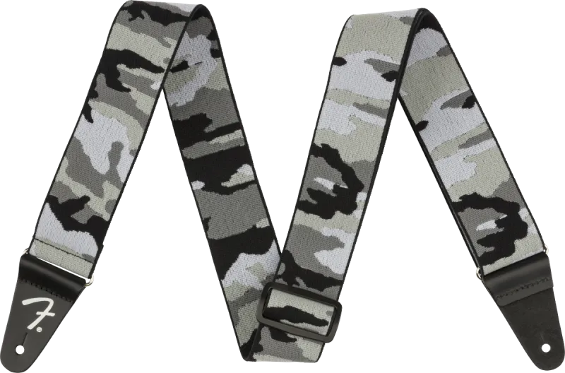 Fender WeighLess™ Camo popruh, zimní, 2