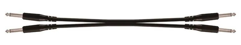 Proel IM kabel, 3 m stereo černý, 2 x 6,3 mm mono jack konektor + 2 x 6,3 mm mono jack konektor