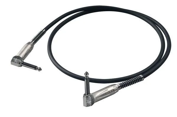 Proel Kabel pro nástroje 1 m, 2x6,3 mm mono, niklovaná, HPC115