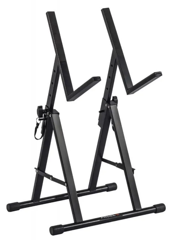 PROEL Stojan na monitor s EASY LOCK mechanikou, černý, max. zatížení 40 kg