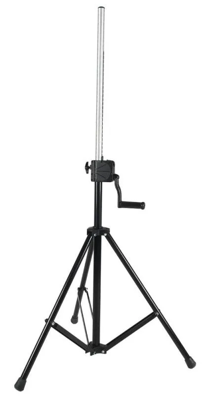DH stojan na reproduktory, teleskopický, černý, hliník, výška: 1400-2200 mm, max: 60 kg