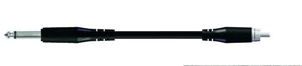 Proel IM kabel, 1,8 m černý, 6,3 mm mono jack - RCA, litý