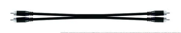 Proel RCA-RCA kabel, 1,8 m, černý, litý