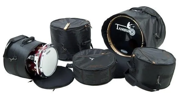 Proel Sada obalů na bicí, 10 mm pěna, 420D nylon, černá, pro 12PN, 13PN, 16PN, 22PN, 14DSPN