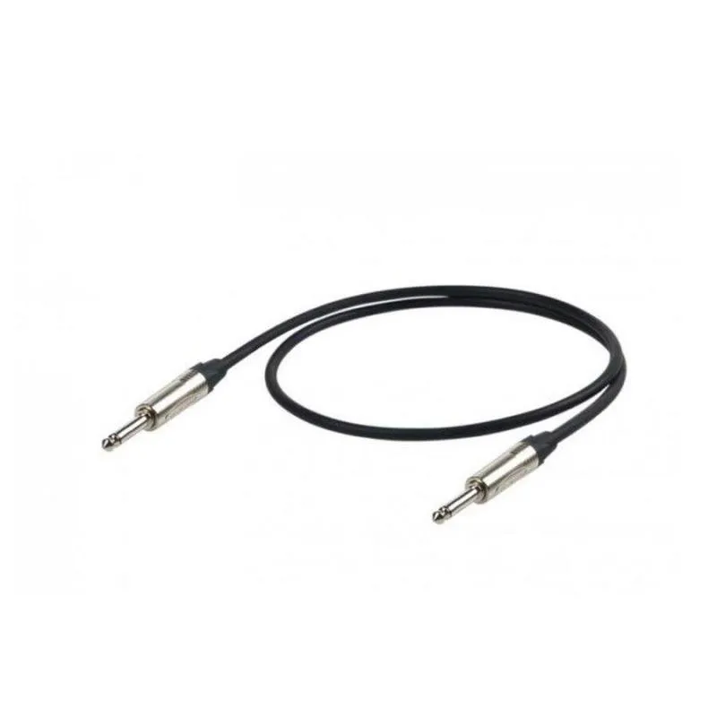 Proel IM kabel 10m černý, Neutrik 2X 6,3mm NP2Xmono jack, HPC110 s ochranným prvkem