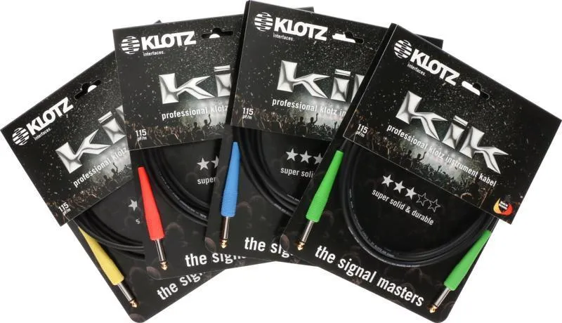Klotz IM kabel sada 10 kusů, barevné konektory, 3m