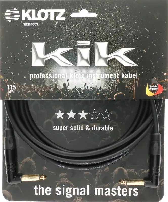 Klotz IM kabel, profi, kovový Klotz Jack, 9m