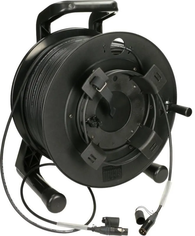 Klotz AES a DMX kabelový buben, nízká ztráta, PVC XLR 3p Neutrik, 150m