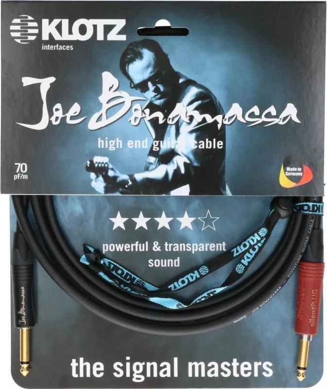 Klotz IM kabel, Joe Bonamassa, špičková kvalita, 4,5m