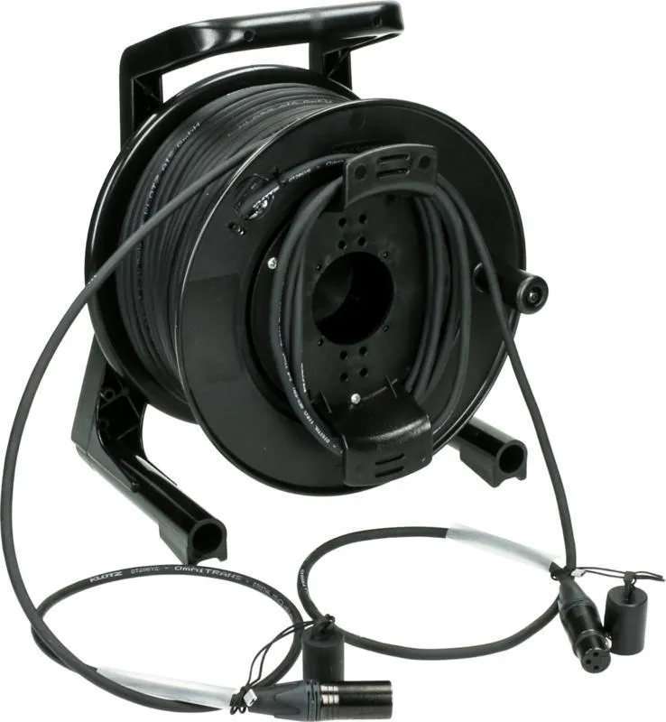 Klotz AES a DMX kabelový buben, dvojité stínění, PVC XLR 3p Neutrik, 60m