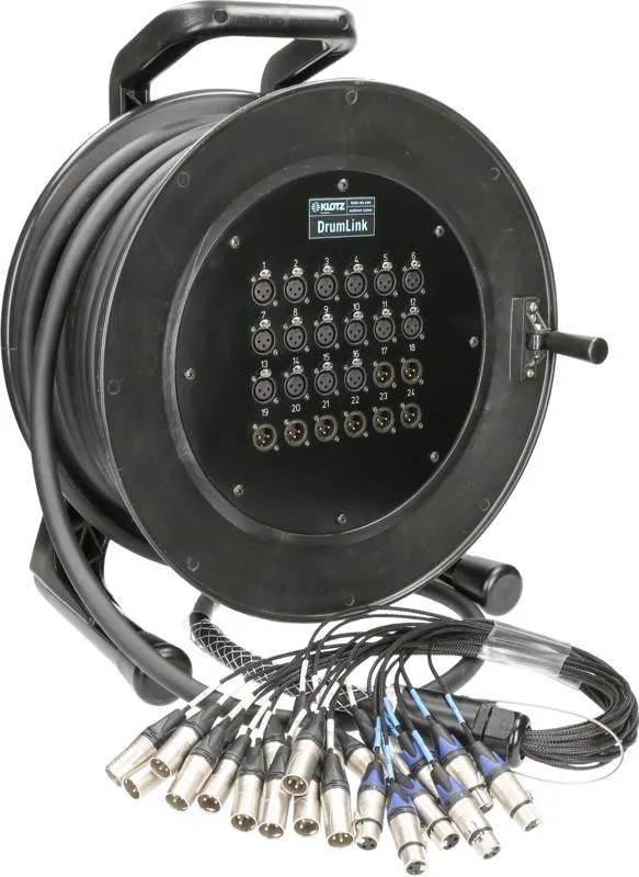 Klotz DrumLink 16/8 - 16x XLR 3p, 8x XLR 3p, 30m