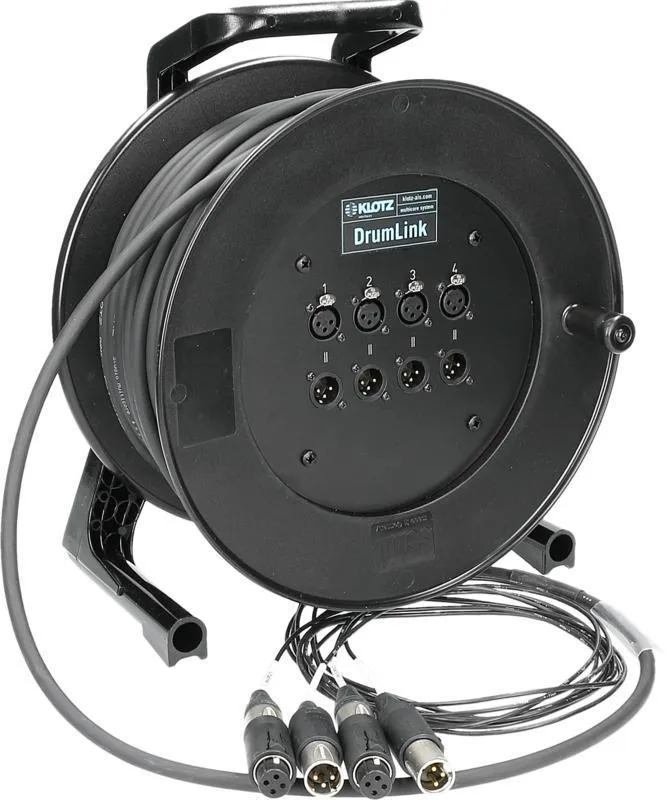 Klotz DrumLink 4/4 - 4||4 convertCON XLR 3p, 4 kanály, analogový, 40m