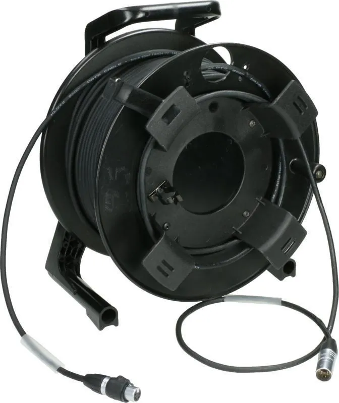 Klotz DMX kabel na bubnu, dvojité stínění, PVC, XLR 5p, IP65, 100m