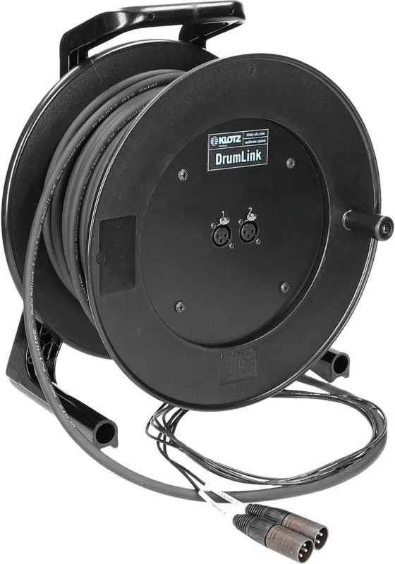 Klotz MiniCore 2/0 - 2x XLR 3p matka/otec 2 kanály - analogový kabelový buben - 30m