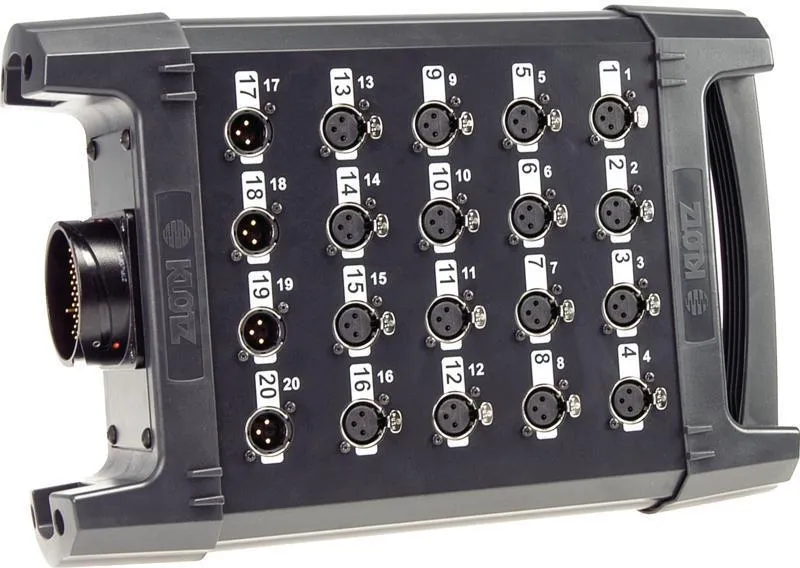 Klotz Stagebox 16/4 XLR 3p, RMP 85p, jednovrstvé uzemnění