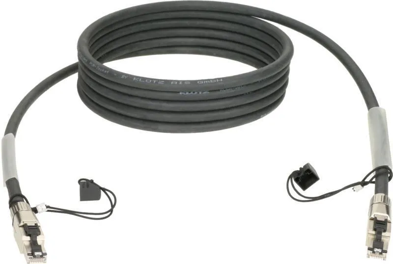 Klotz kabel CAT6a, dvojité stínění, RJ45 - RJ45, 90m