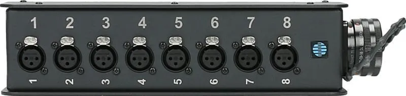Klotz Stagebox 8x XLR 3p, RMP 25p, délka 0,3065m