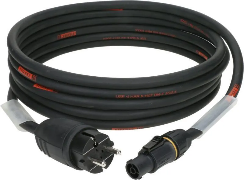 Klotz Hibridní kabel 3G 2,5 mm² Schuko - PowerTwist TR1 - 2m