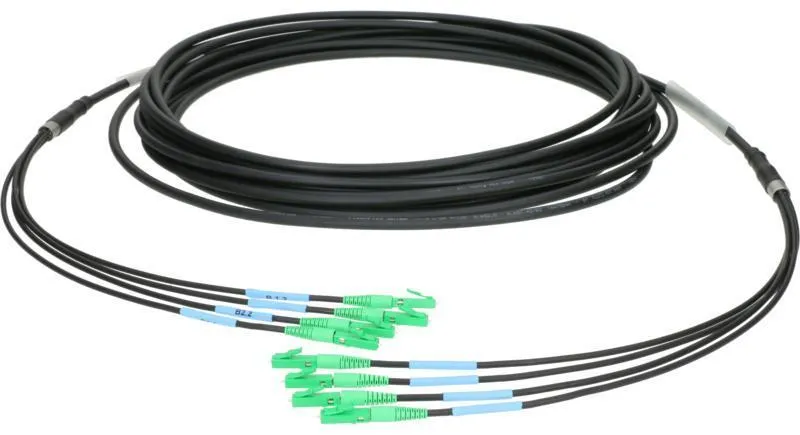 Klotz optický kabel 4x LC/APC, single-mode OS2, 75m