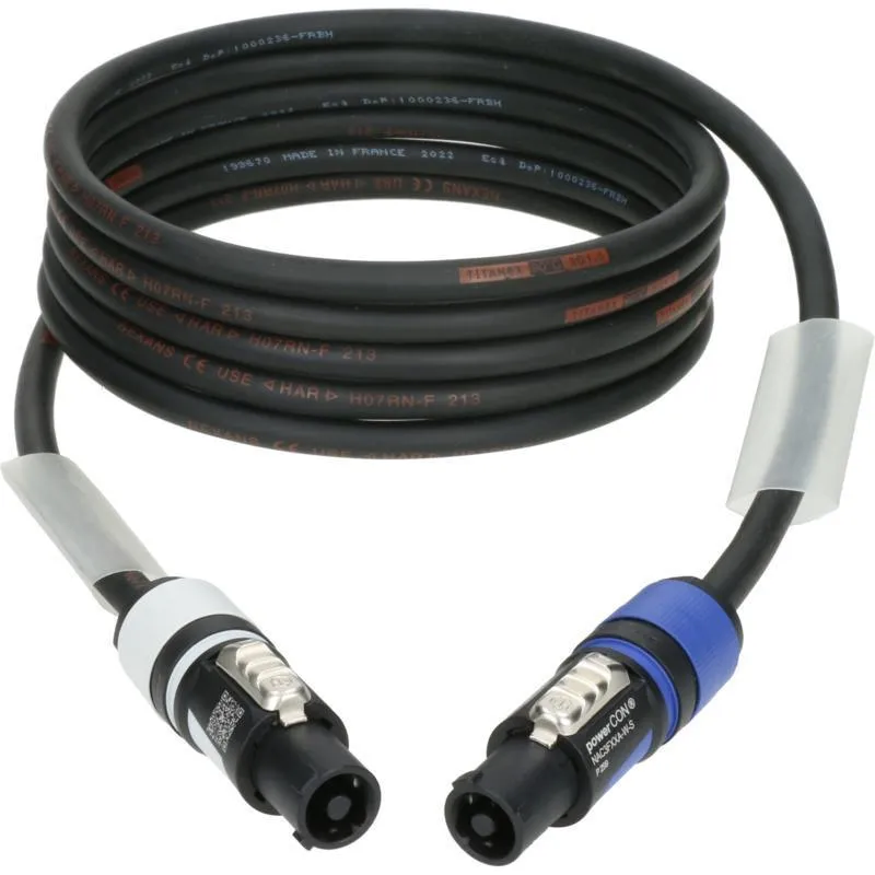 Klotz Hibridní kabel powerCON-powerCON, 3G 1,5 mm², 20m