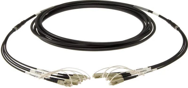 Klotz optický kabel 4x SC/UPC, multimódový OM4, 150m