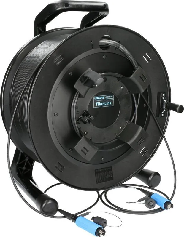 Klotz SmartBeam QUAD kabelový buben, single-mode OS2, 300m