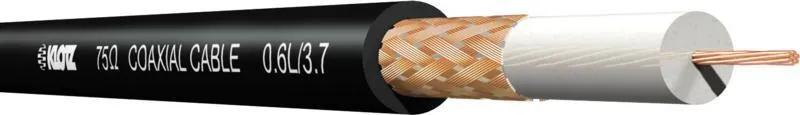 Klotz RG koaxiální kabel 75 Ohm, PVC, 300m