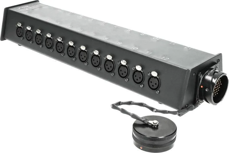 Klotz K-Sub stagebox 12x XLR 3p, RMP 37p, 0,457m