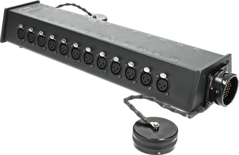Klotz K-Sub Stagebox 12x XLR 3p, 2x RMP 37p, 0.52m, zemněný