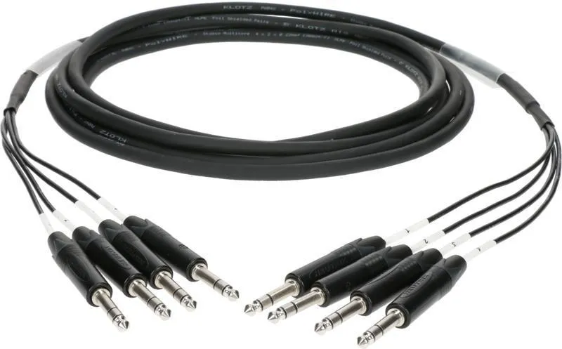 Klotz kabel - symetrický 4 x TRS - 4 x TRS, 4m
