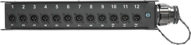 Klotz Stagebox 0/12 XLR 3p, RMP 37p, 12-cs, délka 0,447m
